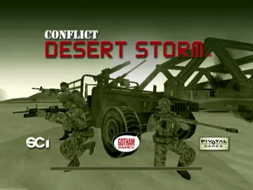 Conflict - Desert Storm (v1 screen shot title